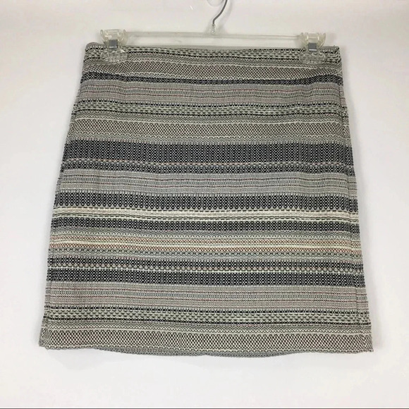 Ann Taylor Loft Tweed Striped Pencil Skirt - Picture 1 of 5